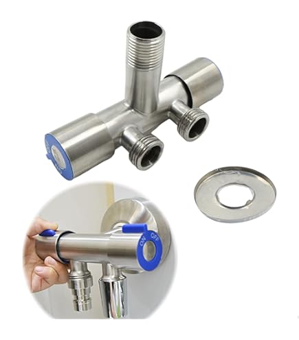 Valvola Ad Angolo Per Lavatrice EpheyFIF - Apertura Rapida, In Ottone, G1/2 O G3/4 | Nero, Per Bagno/Cucina - Foto 3