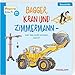 Bagger, Kran und Zimmermann: Ein Pappebuch mit lustigen Reimen (Bilderbuch ab 2 Jahre) by 
