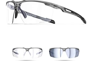 SCVCN Photochromique Lunette de Cyclisme Sport Homme Femme Transparente Vélo VTT UV400 S86