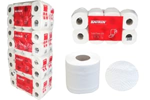 Toilettenpapier Katrin Basic natur, 2-lagig, 250 Blatt, 8x8=64 Rollen im Folienbeutel #169505