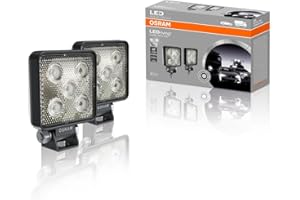 ‎OSRAM LEDriving Cube VX70-WD Off Road LED Additional Headlights for Near Field Lighting, Wide 550 Lumen, Beam up to 43 m, Rectangular High Performance LED Spotlights in Duo Pack (Pack of 2), ECE Approval