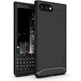 TUDIA Merge, Custodia Cover Protettiva a Doppio Strato Progettata per Blackberry KEY2 (Nero)