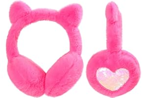 SUGSHYN Orejeras Frio Orejeras Niña de Invierno Ajustable Plegables Peluche Earmuffs de Felpa Accesorio de Moda Regalo de Invierno
