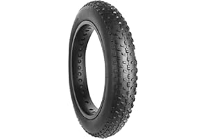 Hausdec Bike Tire, Bike Tires Folding Replacement Electric Bicycle Tires Compatible Wide Mountain Snow Bike,20X4.0 Inch