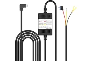 AQV Acc Kit de câblage 2,5 A, kit de câblage USB-C pour caméra embarquée ZD60, Porte-fusible avec Protection Basse Tension, Surveillance de stationnement 24h