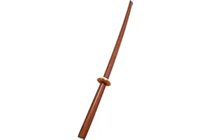 ‎TEKKA BUDO TEKKA BUDO Bokken aus Roteiche - 100 cm mit Tsuba - Trainingsschwert Japanisch - Holzschwert Aikido, Iaido, Kempo, Kobudo, Kampfkunst