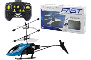 Generico Elicottero Telecomandato Elicottero Infrarossi con Luce a LED elicottero RC Giocattolo Telecomandato radiocomandato con luce LED ricarica USB