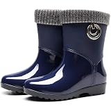 Botas de Agua Acolchadas para Mujer Botas de Lluvia Media Botas de Invierno  Botas Cálidas Botas de Trabajo Cómodas Botas Antideslizantes Botines de  Goma Impermeables Yvelands : Amazon.es: Zapatos y complementos