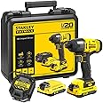 V20 Impact Driver 165Nm - Lithium 18V - 2 Batteries 1.5Ah STANLEY FATMAX - SFMCF800C2K-QW