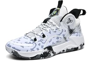 XINGHUANHUA Zapatillas de Baloncesto Altas para Hombres Zapatillas de Baloncesto Transpirables Zapatillas de Baloncesto Antideslizantes Zapatillas Deportivas Ligeras