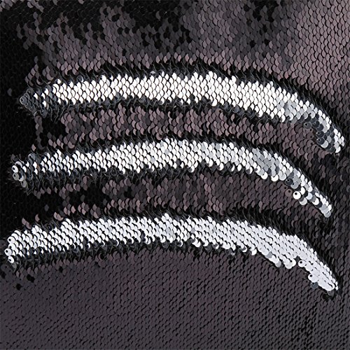 VWH Meerjungfrau Glitzer Pailletten Kissenbezug Startseite Schlafzimmer Sofakissen Kissenabdeckung Pailletten Kissen (011#) - 3