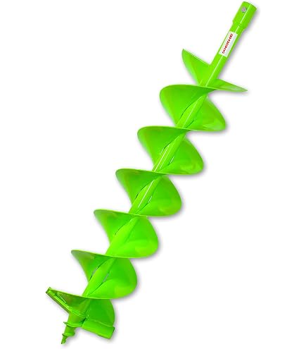 Tarière Pour Perceuse ⌀50 Mm - Longueur 80 Cm - Pour Poteaux, Plantations - Avec Adaptateur 25→20 Mm - 11