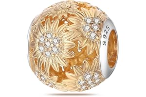 HappyStar Charmsy ze srebra wysokiej próby 925, z motywem Gwiezdnych Wojen, Harry’ego Pottera, pasują do bransoletek Pandora Charms, dla kobiet, dziewcząt, biżuteria na prezent