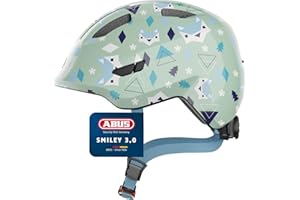 ABUS Casque pour Enfants Smiley 3.0 - Casque de vélo avec Coupe Basse, Designs adaptés aux Enfants & Place pour Une Tresse - pour Filles et garçons