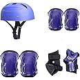 GRIFFIN Protective Gear Set/Kit (Pack of 7) for Ice and Roller Cycling Skating, Skateboard, Hover Board, Biking, Cycling, Skating, Rolling, and Other Extreme Sports for Boy/Girl. (Blue)