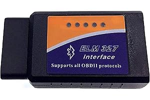 ELLENNE KIT DIAGNOSTICA OBD2 OBD-II ELM327 PER AUTO E MOTO Scanner RESET ERRORI Bluetooth Compatibile con Android Windows