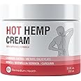 Remedium Health Active Hot Hemp Cream Natural Formula for Joints, Muscles, Neck, Shoulders, Elbows, Back, HIPS, and Knees. Deep Heat Sensation. Rich in Natural Extracts. (250ml)
