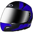 O2 Max Pro Full Face Helmet with Scratch Resistant Visor, Cross Ventilation & Matte Finish Graphics for Men’s Bike Motorcycle Scooty Riding