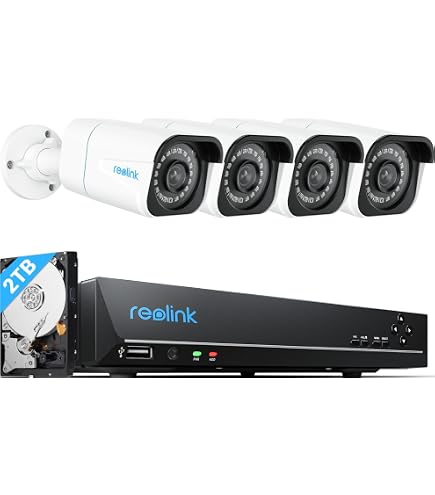 ANNKE 16CH 12MP NVR 5MP Audio PoE IP Security Camera System – Outdoor Color Night Vision