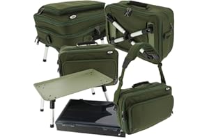 GNT NGT 612 Plus Two Tier Anglers Box Case System - Green, One Size