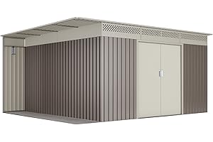 Hoggar Abri de Jardin Premium Uppsala 13.22 m2 - Garantie 10 Ans - 333x397x191cm