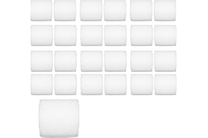 JazRvr Distanziatori in plastica per tende, 25 pezzi distanziatori in plastica, 5 x 3,5 cm, ideali per aste per tende fino a 35 mm, perfetto per ufficio e soggiorno