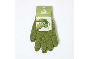 HOMESCAPES Guanti spolveranti in microfibra, guanti di pulizia per piante artificiali e naturali