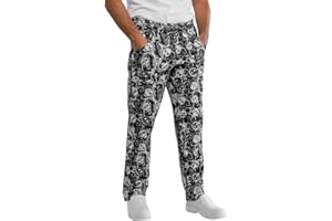ISSACO Isacco Pantalone con elastico Skull 12, Skull 12, XL, 100% Cotone, 190 gr/m²