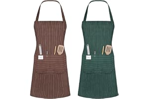 Kawani Grembiule Natalizio Con Gnomi E Fiocchi Di Neve - Donna, Con Tasche, Regolabile