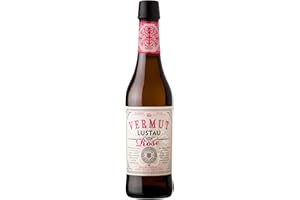 Lustau Vermut Rosado Rosé Vermouth, 50cl, 15% ABV, Dry Vermouth from Jerez Spain, Blend of Three Wines, Complex and Distinctive Red Vermouth, Drink Chilled or In Martini