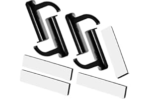 LIUJZZJ 4 Stück Kopfhörer Headset Halter Aufhänger Ständer mit Stick-on Haken Schwarz