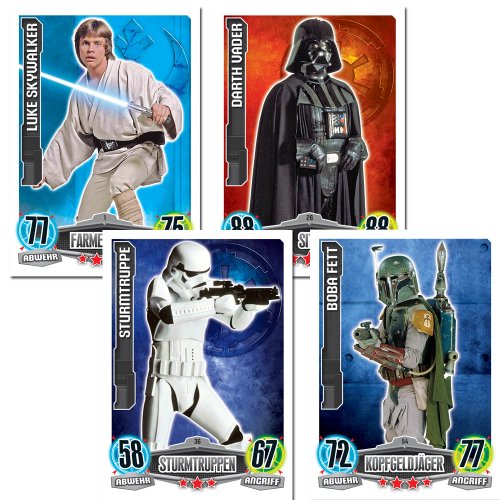 Preisvergleich Produktbild Star Wars TO90443 - Force Attax Movie Card Collection Booster