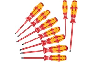 Wera 05133355001 Jeu de tournevis VDE 160i/162i/167i 9 pièces Torx / PH / PZ / Fendu (Import Allemagne)
