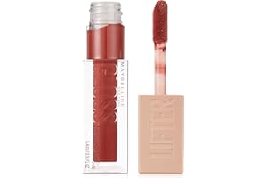 Maybelline New York Lifterà Gloss, Lucidalabbra con acido ialuronico, Effetto rimpolpante e idratante, Rust (016), 5,4 ml