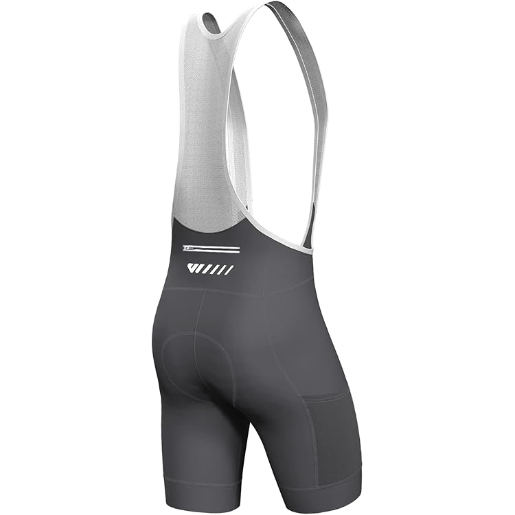 Wulibike Fietsshirt heren lange mouwen - racefiets shirt heren ritssluiting met zakken geschikt voor lente en herfst, grijs, M