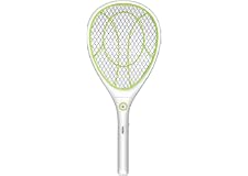 WAMBORY Electric Mosquito Bat, Fly Swatter with LED Light, Fly Zapper Insect Killer Safe & Non-Toxic, Mosquito Catcher Trap K