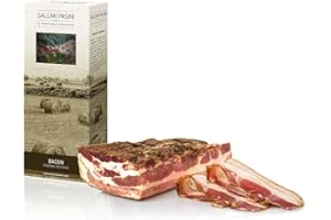 Pancetta Affumicata Salumi Pasini® | Tranche en boite 700g | Bacon fumé | Lard fumé charcuterie italienne | Colis gourmand