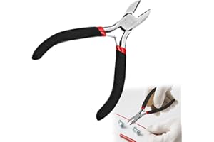 CLOUDLINK Wire Cutters 1PCS Precision Cutting Pliers Ultra Sharp Wire Snips Spring Loaded Flush Cutter for Jewelry Making Ideal Wire Snips for Crafting