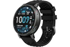 Amazfit Active MAX Reloj Inteligente 48mm, Pantalla AMOLED 1.5", Batería hasta 25 Días, Mapas, NFC, GPS, 170+ Deportes, Resistente al Agua, Ritmo Cardíaco y Sueño, Smartwatch para Android iPhone