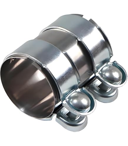 MOCNT Connecteur de Tuyau Collier D'échappement 65mm à 76mm Réducteur Bande Tuyau D'échappement Acier Inoxydable Collier de Serrage Double D'échappement Manchon Raccord MOCNT Connecteur de Tuyau Collier D'échappement 65mm à 76mm Réducteur Bande Tuyau D'échappement Acier Inoxydable Collier de Serrage Double D'échappement Manchon Raccord