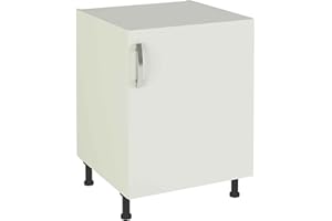 HOGAR24 ES - Mueble Bajo de Cocina 1 Puerta Color Blanco, Medidas: 85 x 60 x 58 cm