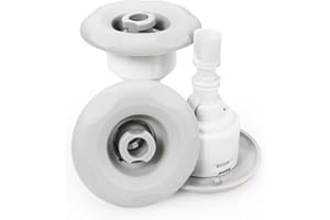 IWIWE 212-7929 218-6930 Hot Tub Jet Replacement for Spa Tub Mini Storm Jets Interior Great Lakes Hot Tub Nozzles 3" Cluster Storm Jet Directional Diffuser 3 Pack.
