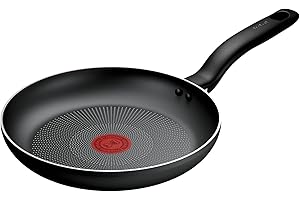 Tefal Titanium Essential Frying Pan 24 cm, Non-Stick Coating, All Hobs Compatible Except Induction, Metal Safe, Flawless Glide, Everyday Use, B9410444
