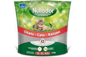 Nullodor Litière en Silice pour Chat 6 kg