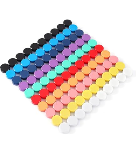 Aimants Ronds GAUDER – 12 Pièces, Ferrite, 31x10 Mm – Pour Tableau Magnétique, Frigo, Bureau – Forte Tenue