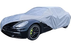 Nava Group, Telo di copertura per auto, impermeabile, copertura per parabrezza, protezione solare per auto, protezione dalla neve, protezione dalle intemperie, 505 – 530 cm berlina