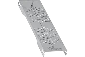 BBQ-Toro Planche à saumon en acier inoxydable pour poisson et filets de saumon - Planche à saumon pour fumer ou griller - Planche à flamme avec inclinaison réglable - Planche à encens pour barbecue