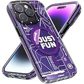 YOUNGKIT iPhone 14 Pro Max Manyetik Kılıf, Darbeye Dayanıklı Askeri Sınıf Koruma [Teknoloji Serisi] Yumuşak Tampon Yarı Sayda