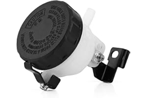 TKSE Réservoir De Liquide De Frein, Réservoir De Frein Universel Bouteille De Liquide Avant Moto Maître Embrayage Tasse D'huile Support De Cylindre