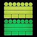 SafeKIDS luminous sticker, YELLOW, 13 stickers for pushchairs, bicycle helmets and more